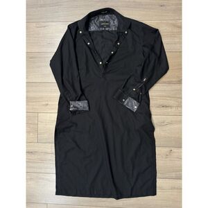 Men's Kurta‎ Dress Mens Tunic Kurta Plain Black S Small